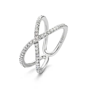 Fashion Infinity ring met diamant - 23R178Wdia Diamanten En Parels | Ringen