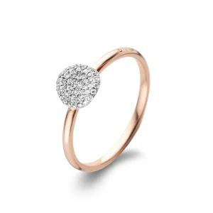 Best Mini Waves ring met diamant - 23R183RWdia Diamanten En Parels | Ringen