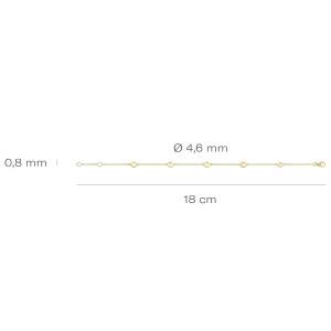 Hot Armband - 2201YGO Armbanden | Zirconia En Synthetische Parels