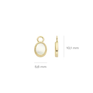 New Oorring aanhangers 9078YMP Kleuren En Edelstenen | Oorsieraden