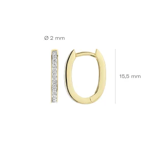 Sale Oorringen - 7234BZI Oorsieraden | Zirconia En Synthetische Parels