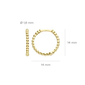 Fashion Oorringen - 7290YGO Oorsieraden | Zonder Kleuren Of Stenen