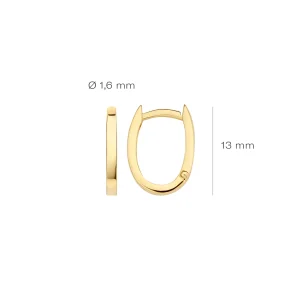 Outlet Oorringen - 7223YGO Oorsieraden | Zonder Kleuren Of Stenen