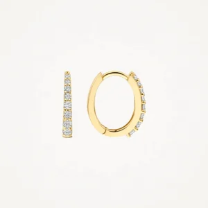 Discount Oorringen - 7341YZI Oorsieraden | Zirconia En Synthetische Parels