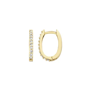 Hot Oorringen - 7236YZI Oorsieraden | Zirconia En Synthetische Parels