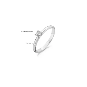 Best Ring 1132WZI Ringen | Zirconia En Synthetische Parels