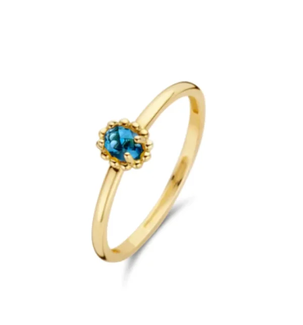 Clearance Ring 1227YLB Kleuren En Edelstenen | Goud Geel