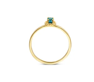 Clearance Ring 1227YLB Kleuren En Edelstenen | Goud Geel