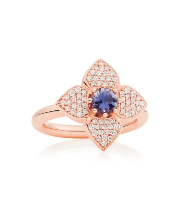 Online Poppy Ring 8RR4919IOBR Diamanten En Parels | Ringen