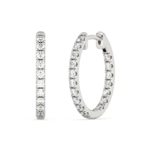 Online Oorringen met diamant dubbel gezet. Diamanten En Parels | Oorsieraden