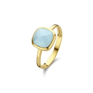 Online Jarrèl Beau Monde San Marino ring medium met Milky Aquamarijn 4Y.7429.AQS Kleuren En Edelstenen | Ringen