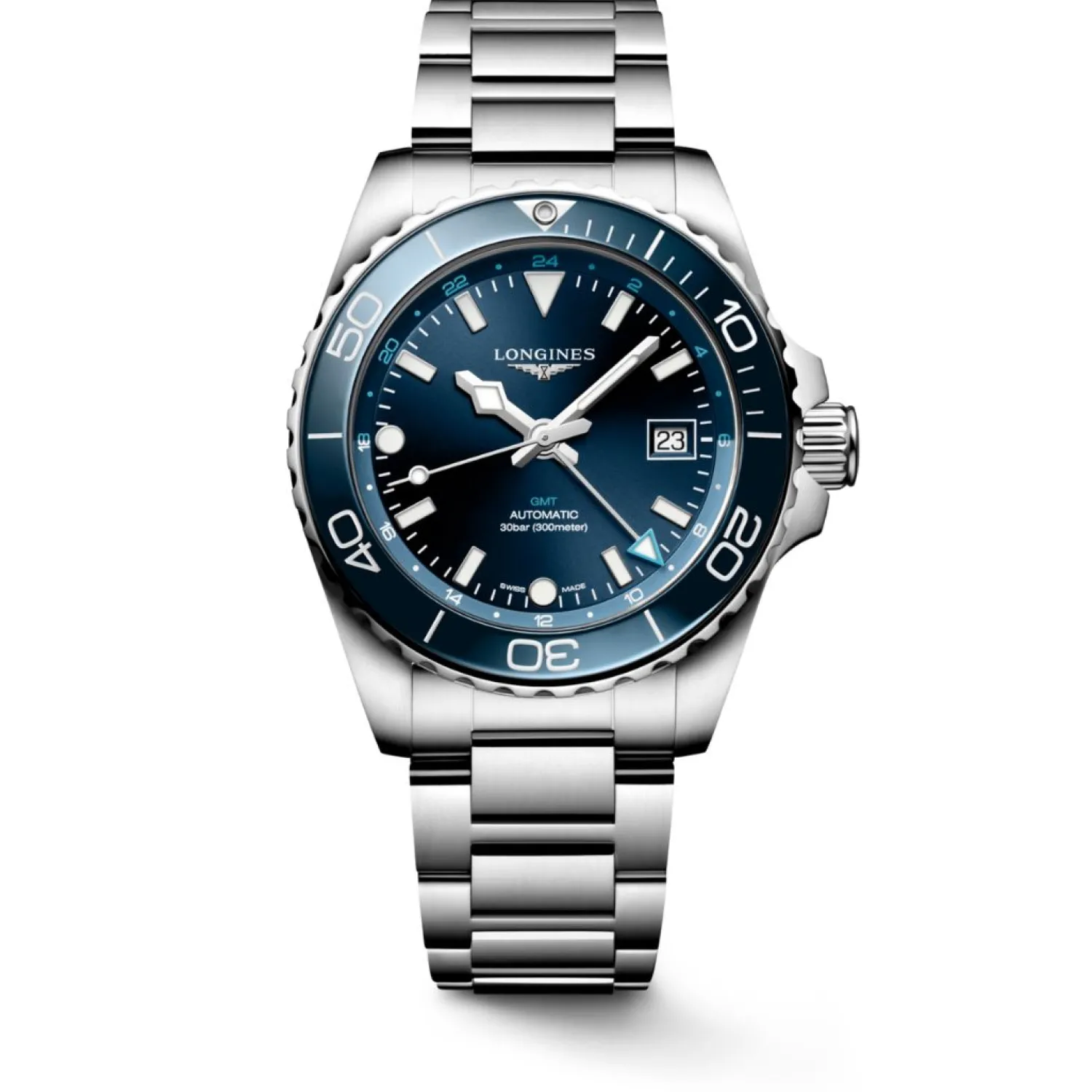 longines_hydroconquest_gm_0-2.webp Online HydroConquest GMT L3.790.4.96.6 Heren Heren Horloges | Duikhorloges