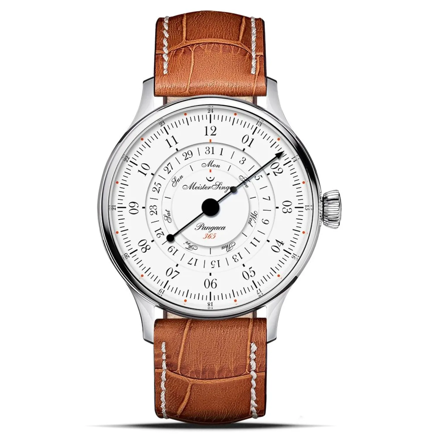 meistersinger_pangaea_day_0.webp Fashion Pangaea Day Date 365 PDD365901 Heren Heren Horloges | Swiss Made Horloges