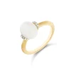 Sale Amuleti ring witte maansteen AS2-575 Kleuren En Edelstenen | Goud Geel