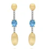 New Dancing Azure met London Blue Topaas OS19-597 Diamanten En Parels | Kleuren En Edelstenen