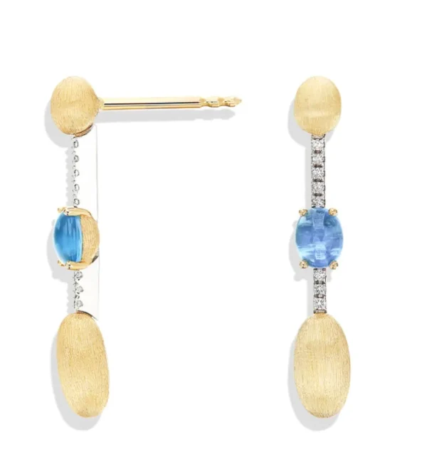 New Dancing Azure met London Blue Topaas OS19-597 Diamanten En Parels | Kleuren En Edelstenen