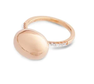 Online Dancing Elite ring AS27-583_rose Diamanten En Parels | Goud Rosé