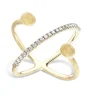 Hot Libera Ring met Briljant AS8-583 Diamanten En Parels | Ringen