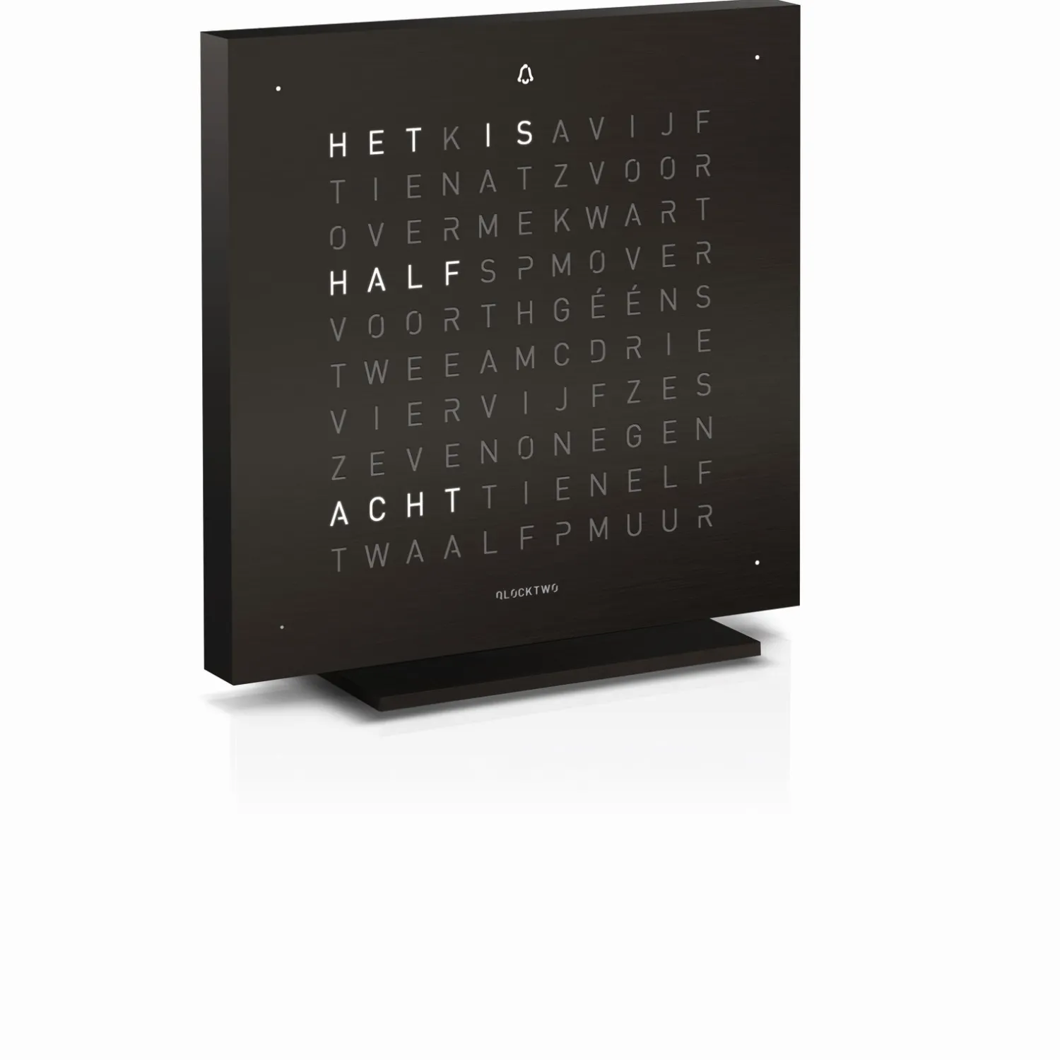 qlocktwo_earth___deep_bla_0.webp Discount Earth 13.5 - Deep Black Qlocktwo