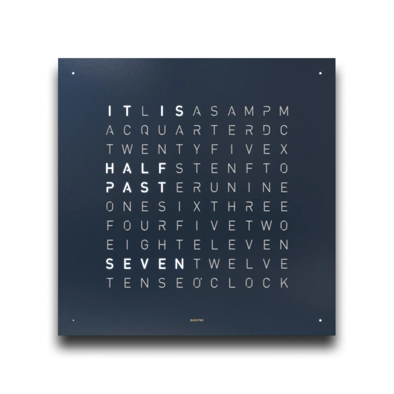 qlocktwo_earth__universe__0.webp Online Earth 45 Universe Edition - Midnight Qlocktwo