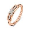 Fashion Monte Carlo Ring - TR1200D(2P) Diamanten En Parels | Ringen