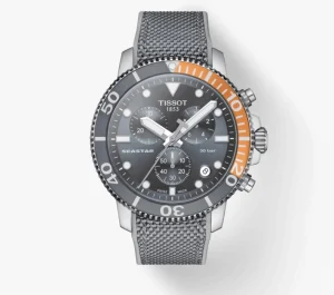 Outlet Seastar 1000 Chronograph Quartz T120.417.17.081.01 Heren Heren Horloges | Duikhorloges