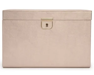 Sale WOLF Palermo Large Jewelry Case Rose Gold 213016 Bijouboxen En Etuis