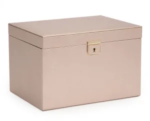 Sale WOLF Palermo Large Jewelry Case Rose Gold 213016 Bijouboxen En Etuis