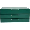 Sale WOLF Sophia Jewelry Case Groen 392012 Bijouboxen En Etuis